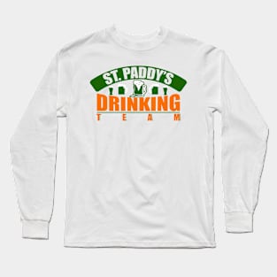 St.paddy drinking team (orange) Long Sleeve T-Shirt